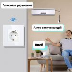 Умная Wi Fi встраеваемая розетка 16А